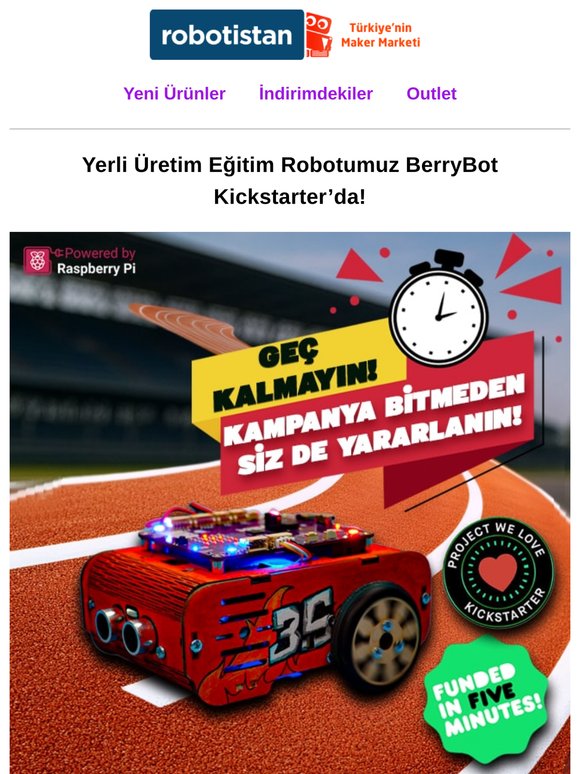 Yeni Nesil Eğitim Robotumuz BerryBot Desteklerinizi Bekliyor! ✨