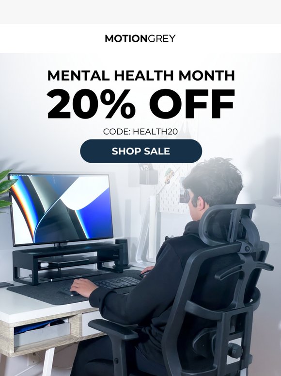 Mental Health Month: 20% Off Storewide