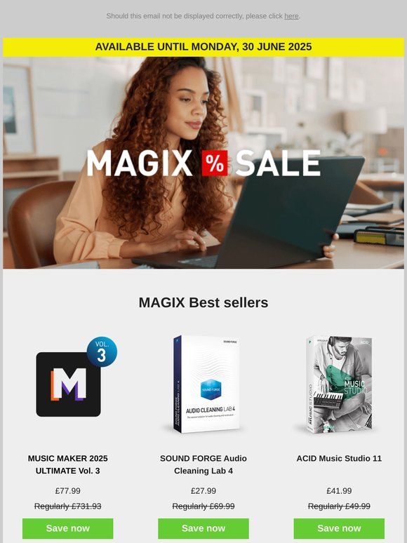 MAGIX best-selling software: Discover true creative freedom today!