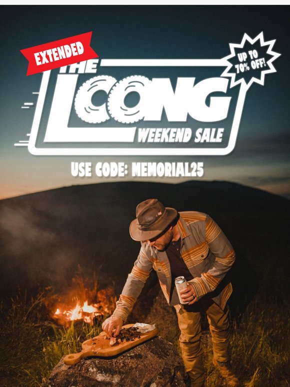 EXTENDED 24 HOURS, UP TO 70% OFF.