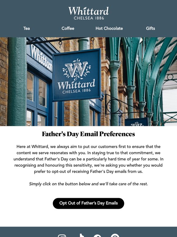 Don't Want Father's Day emails?