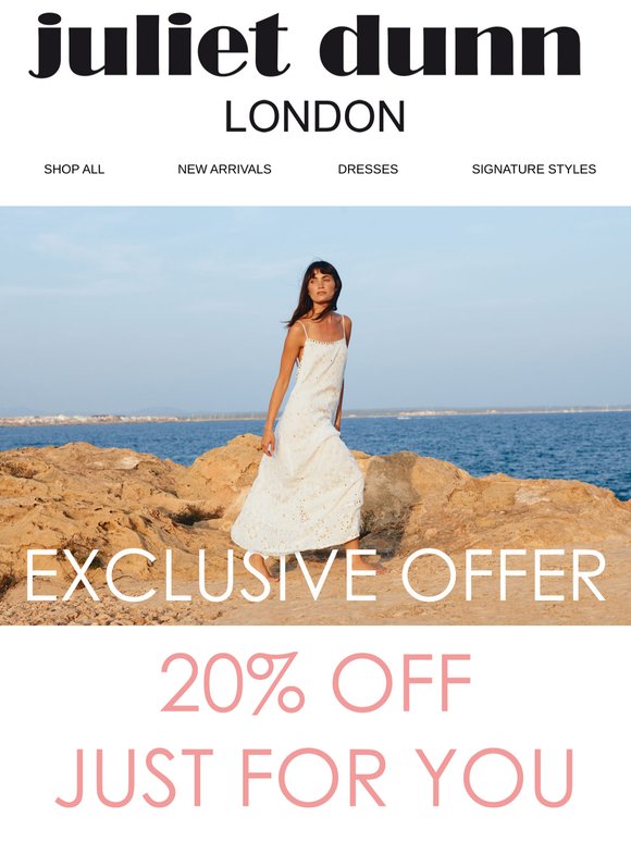 Your Exclusive 20% Off Is Here!