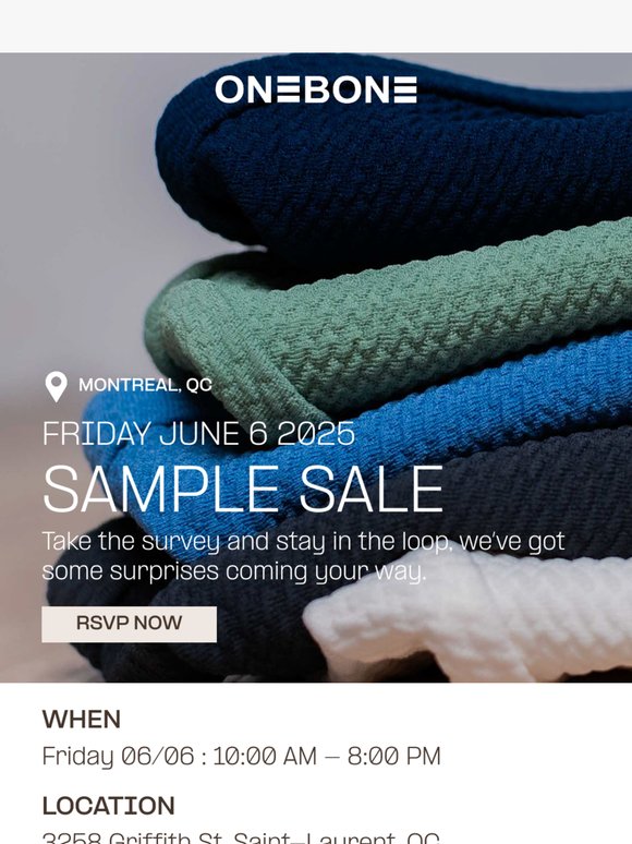 SAMPLE SALE 06.06.2025