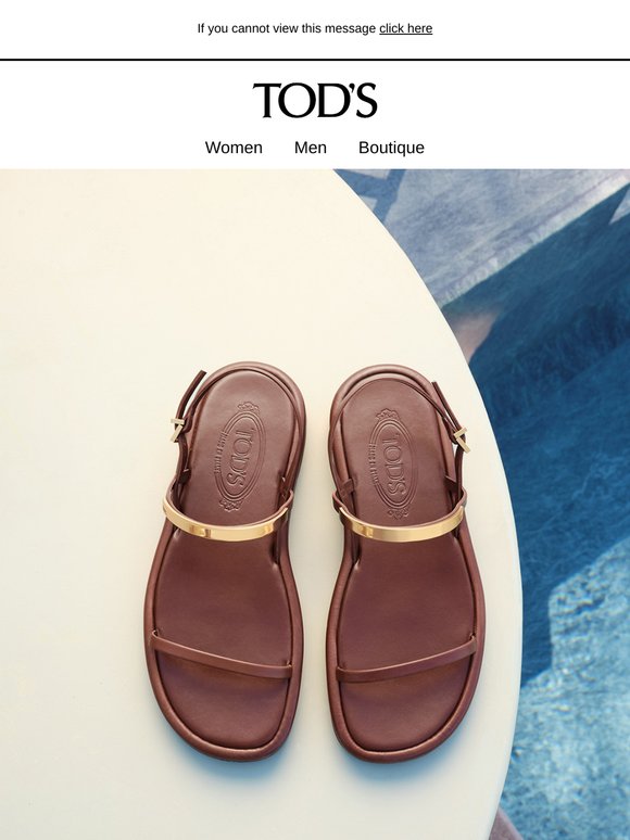 A refined summer with Tod's sandals
