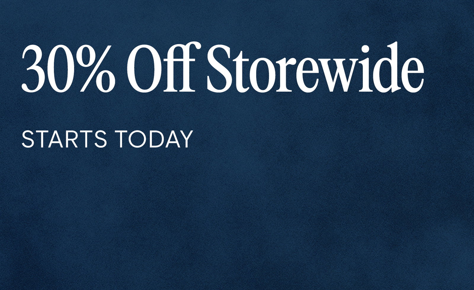 GANT 30% Off Storewide Starts Today
