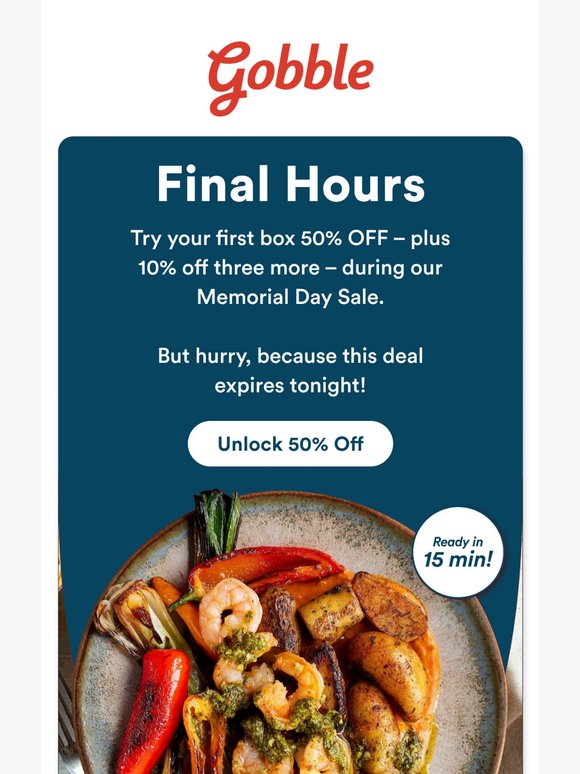 Memorial Day Sale – LAST CALL