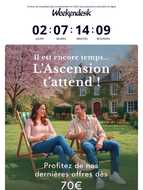 Dernière chance pour le pont de l'Ascension !! ⏱️