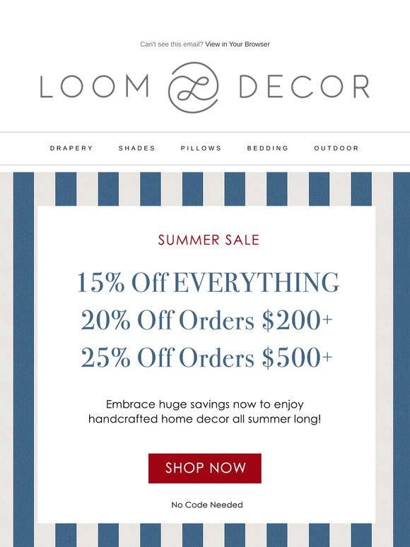 Our warehouse sale starts tomorrow!
