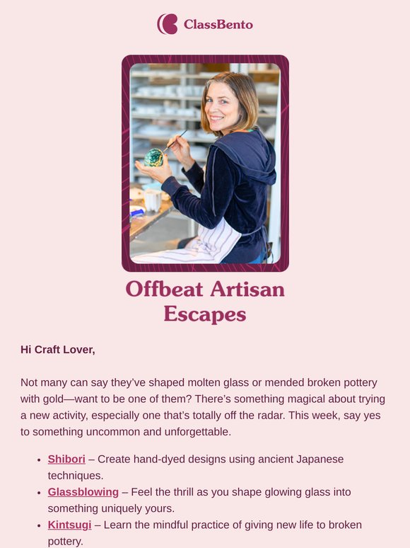 Offbeat Artisan Escapes 🏺🔮