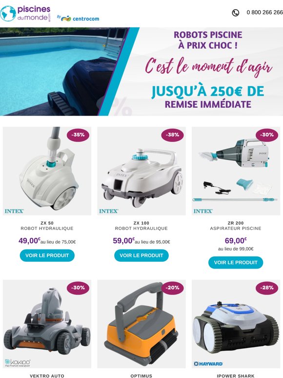 Robot Piscine: Offres Irrésistibles !
