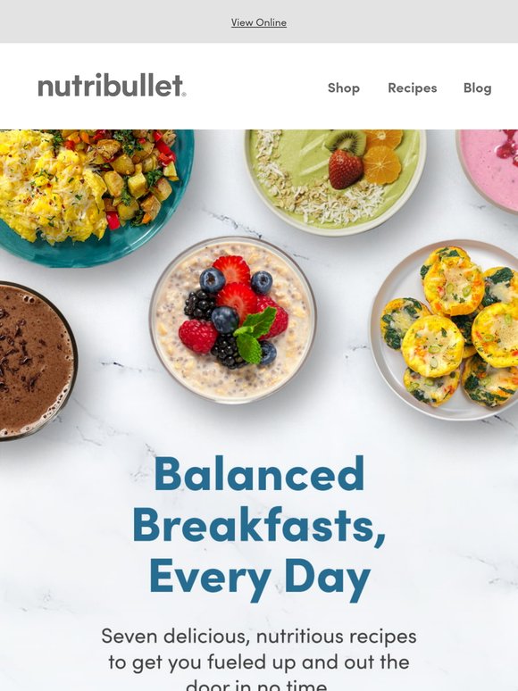 The secret to quick, balanced breakfasts.