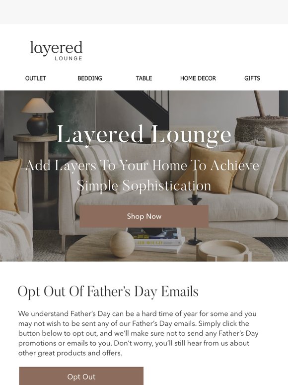 Do You Want To Opt Out Of Father's Day Emails?