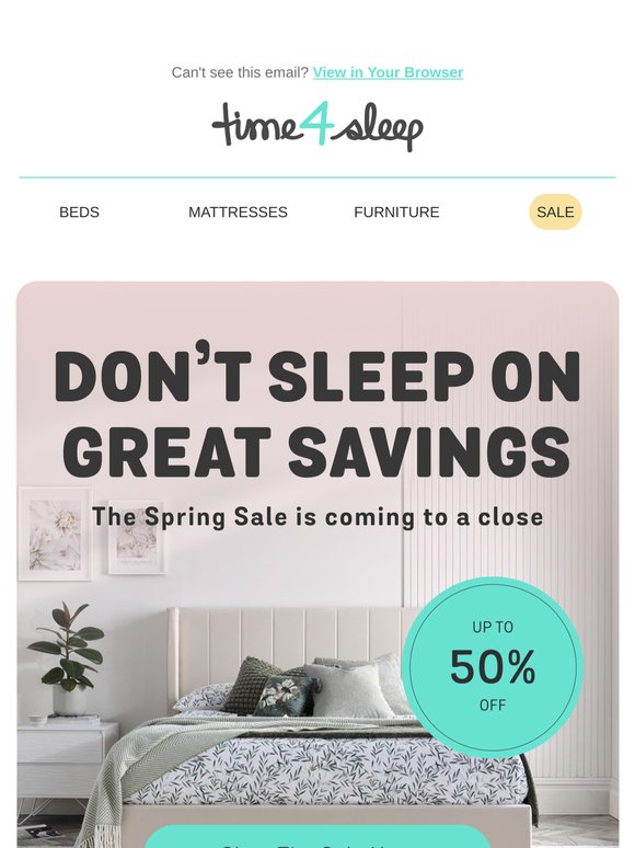 Final Days: Spring Sale Ends Soon