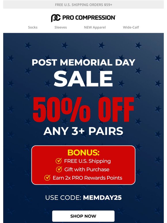 🎊 Post-Memorial Day Sale is ON!