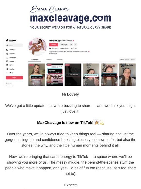 🎥 We’re Now on TikTok – Come Say Hi!