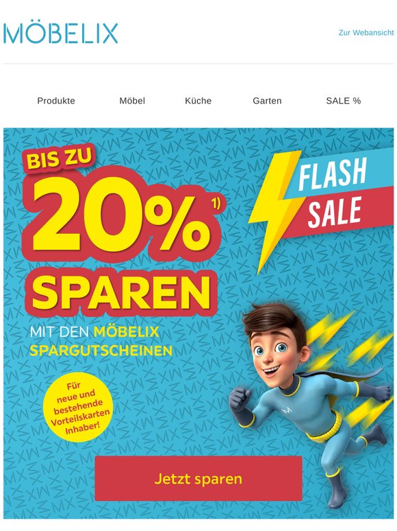 Bis zu 20% SPAREN! 🤩