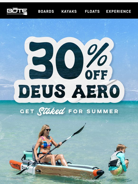 Jump In—DEUS Is 30% Off
