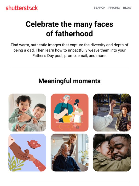 Find heartfelt images for Father’s Day ✨