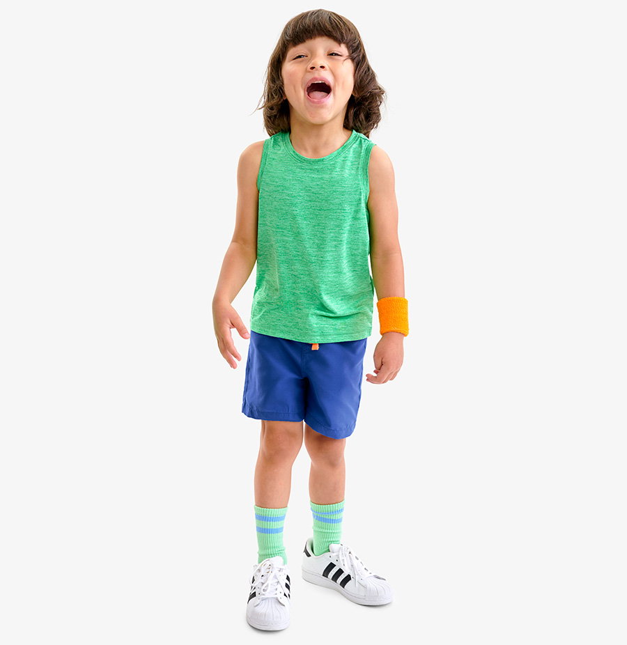 Kids StayCool stretch gym short