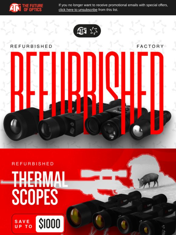 ✅ Refurbished. ✅ Recharged. ✅ Ready to Hunt.