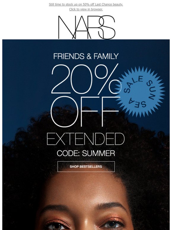 NARS Email Newsletters: Shop Sales, Discounts, and Coupon Codes