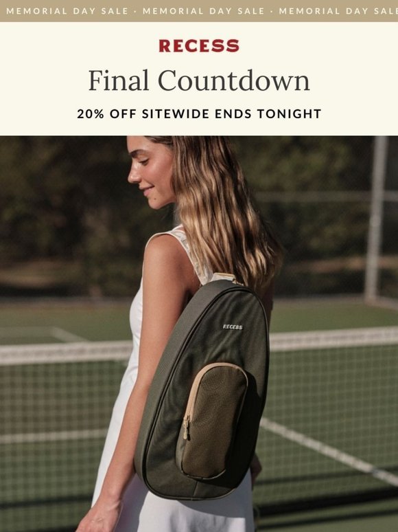 Final Hours to Save 20%
