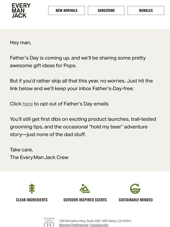 A quick heads‑up about Father’s Day
