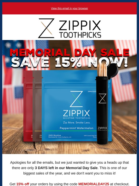 🇺🇸 Only 3 Days Left For 15% Off!