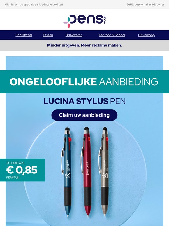 Geloof ons, je wilt deze aanbieding niet mislopen!
