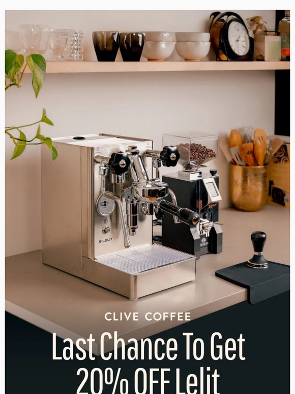 Last call for Lelit savings! 💸