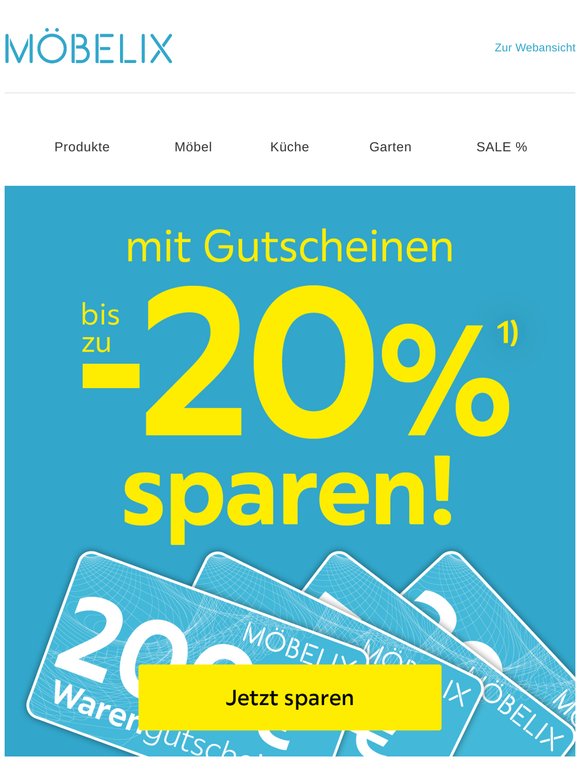 Sparen? Bei Möbelix!