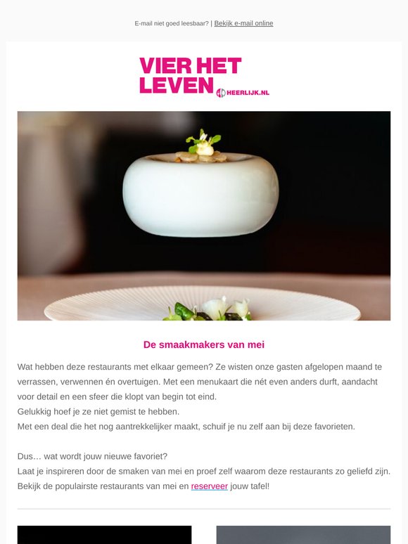 De populairste restaurants van mei🤩