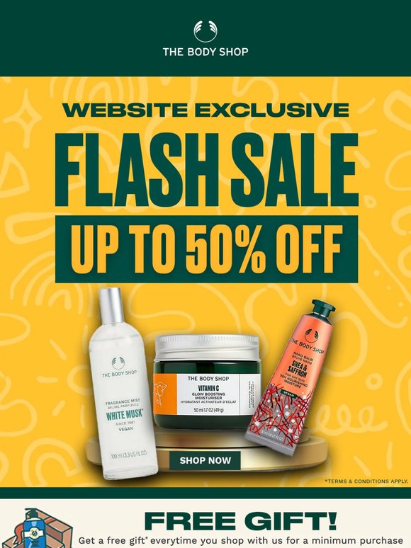 HURRY!!! 🚨FLASH SALE ALERT - UP TO 50% OFF!! 🚨