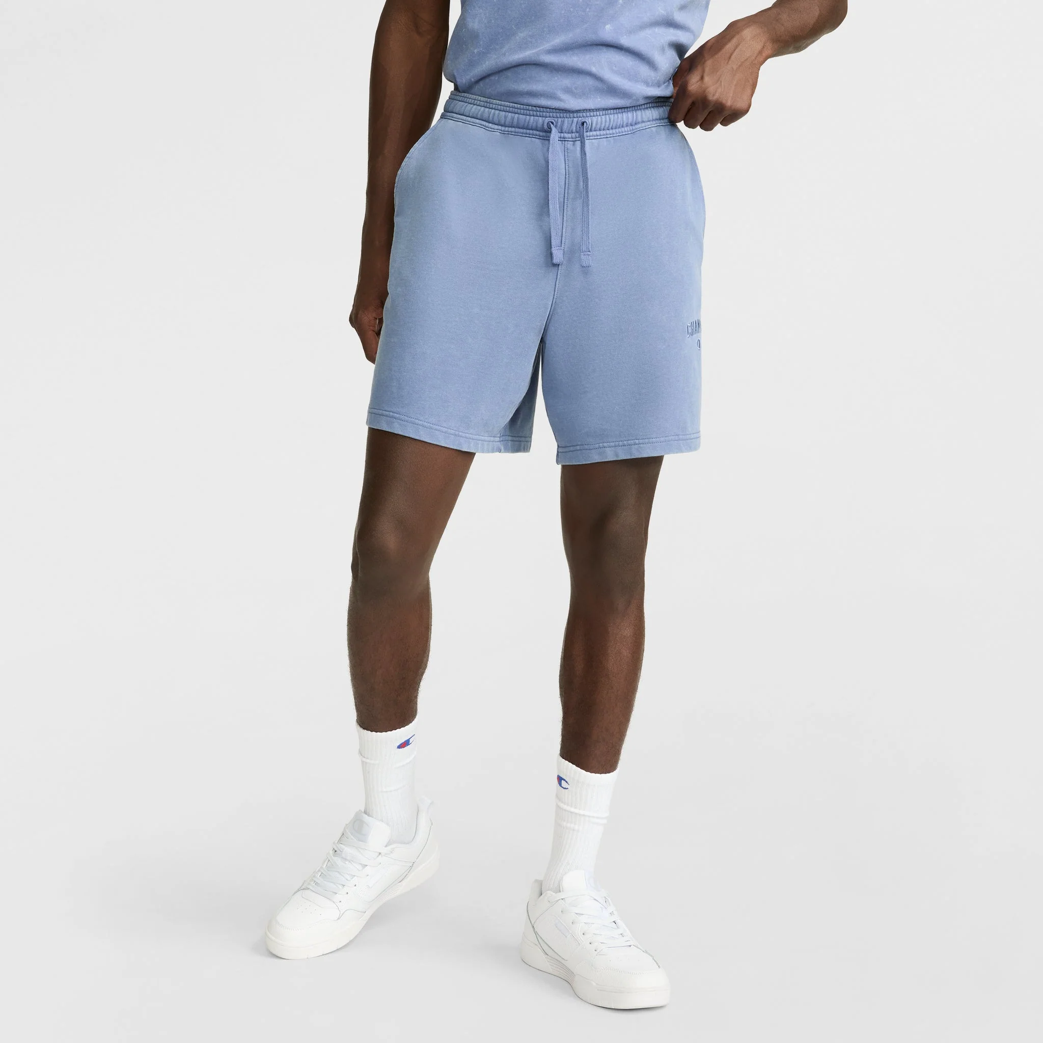 Image of 7" Vintage Wash Lightweight Fleece Shorts