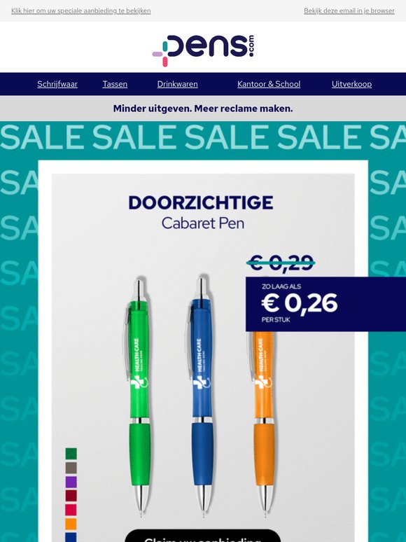 Tijdelijke kortingen | Open voor je speciale aanbieding!