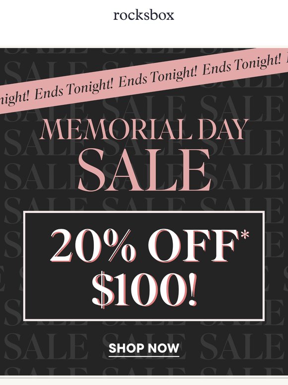 😭 SALE ENDS TONIGHT
