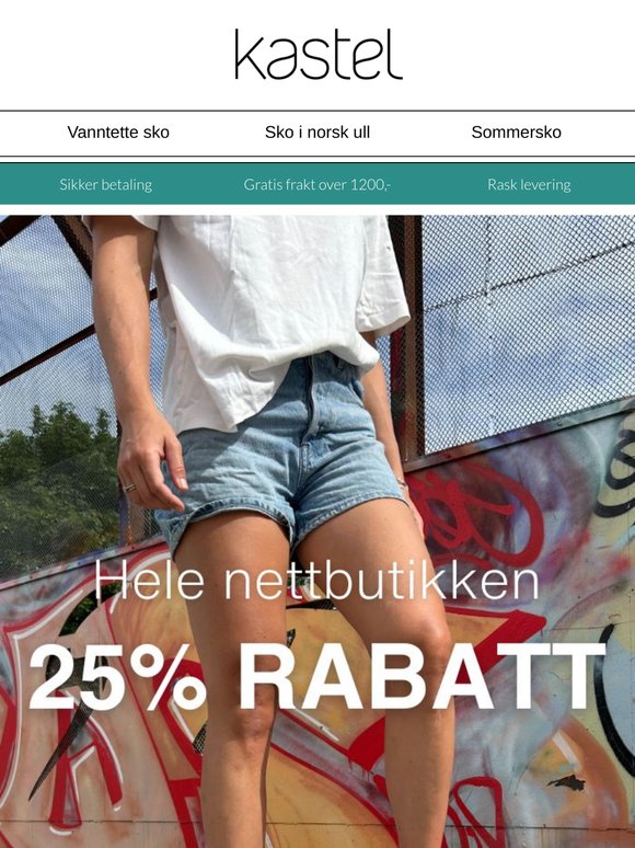Eksklusivt salg 🎉 25% på ALT