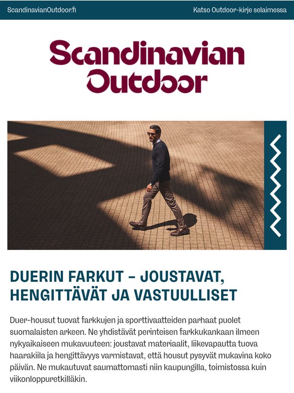 Duerin farkut – joustavat, hengittävät ja vastuulliset