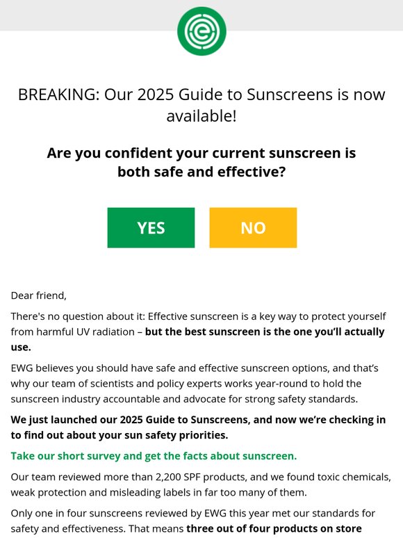 SURVEY: How safe is your sunscreen?