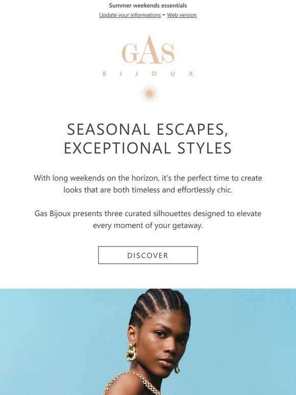 Our three looks for your seasonal escapes