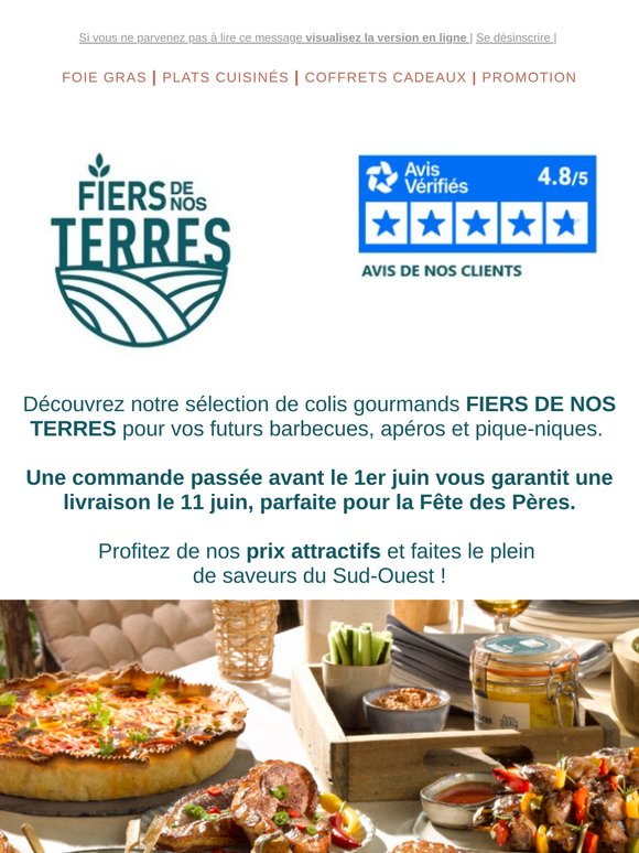 Colis Spécial Été à Prix Doux – Commandez avant le 1er Juin pour la Fête des Pères 🎁