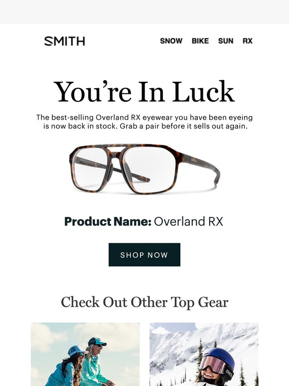 BACK IN STOCK: Overland RX