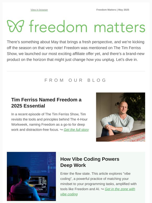 Freedom Matters | A New Way to Unplug Has Arrived 📦