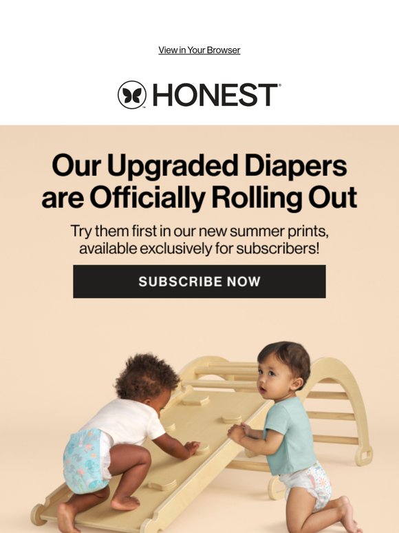 Our Upgraded Diapers are Officially Rolling Out 👀