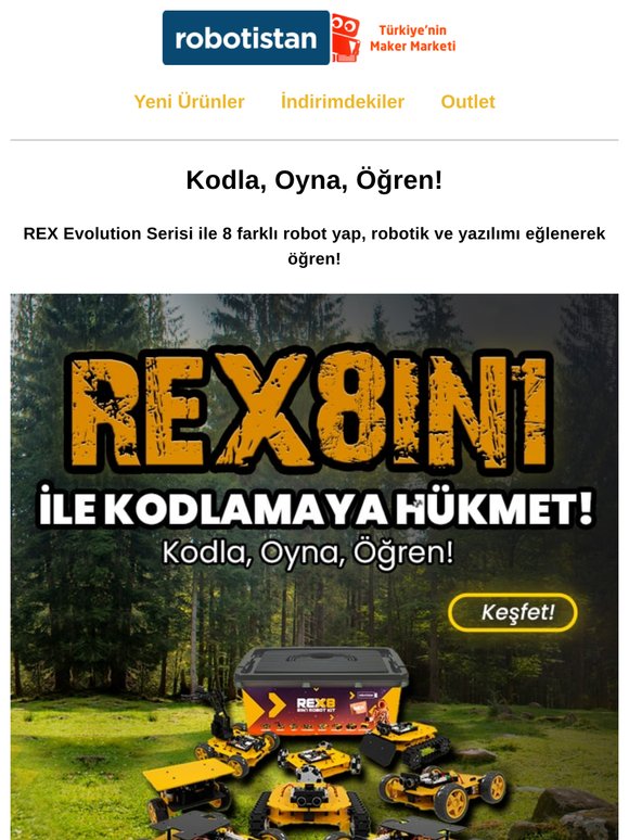 REX 8 in 1 ile Robotik Macerana Hız Kat 🚀