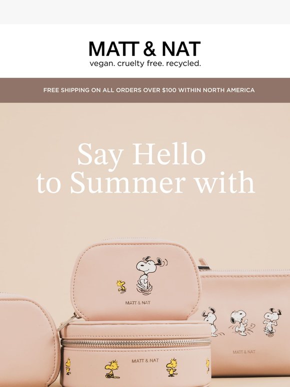 ☀️ Say Hello to Summer with MATT & NAT x PEANUTS
