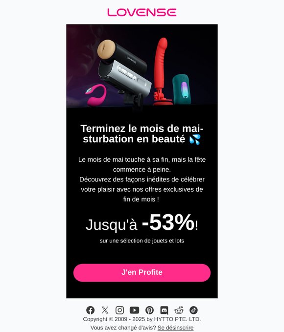 Terminez le mois de mai-sturbation en beauté ! 💦