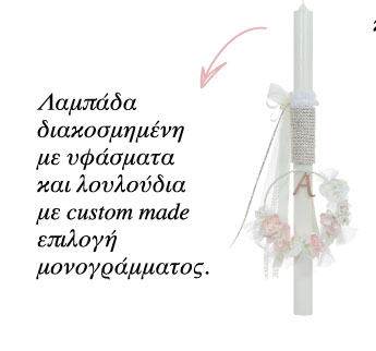 Λαμπάδα Βάπτισης Lapin House