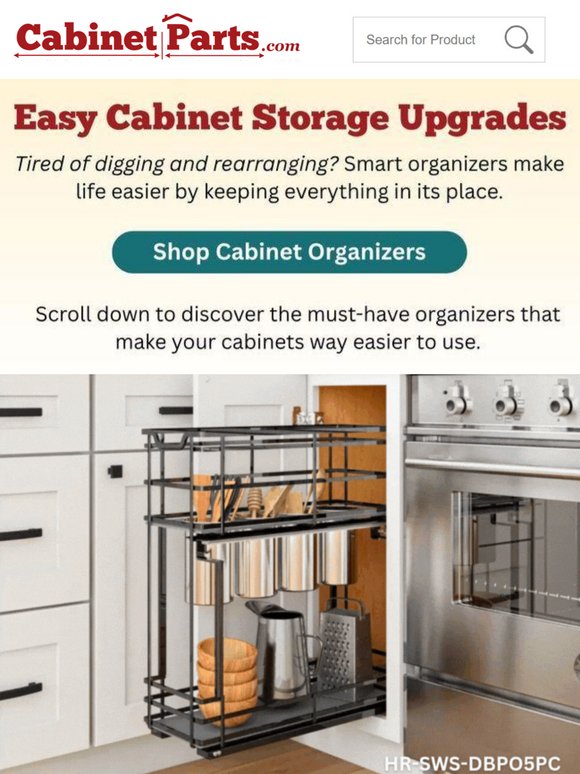 Easy storage solutions for your cabinets