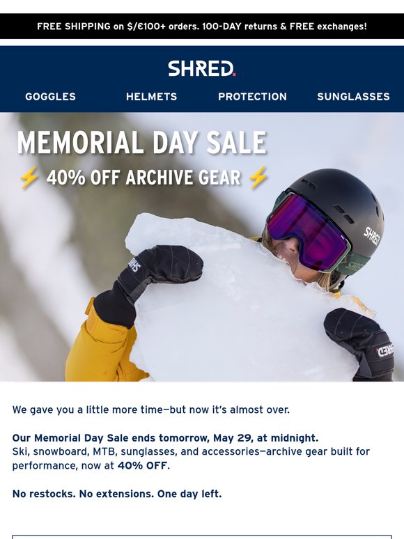 40% OFF Ends Tomorrow!